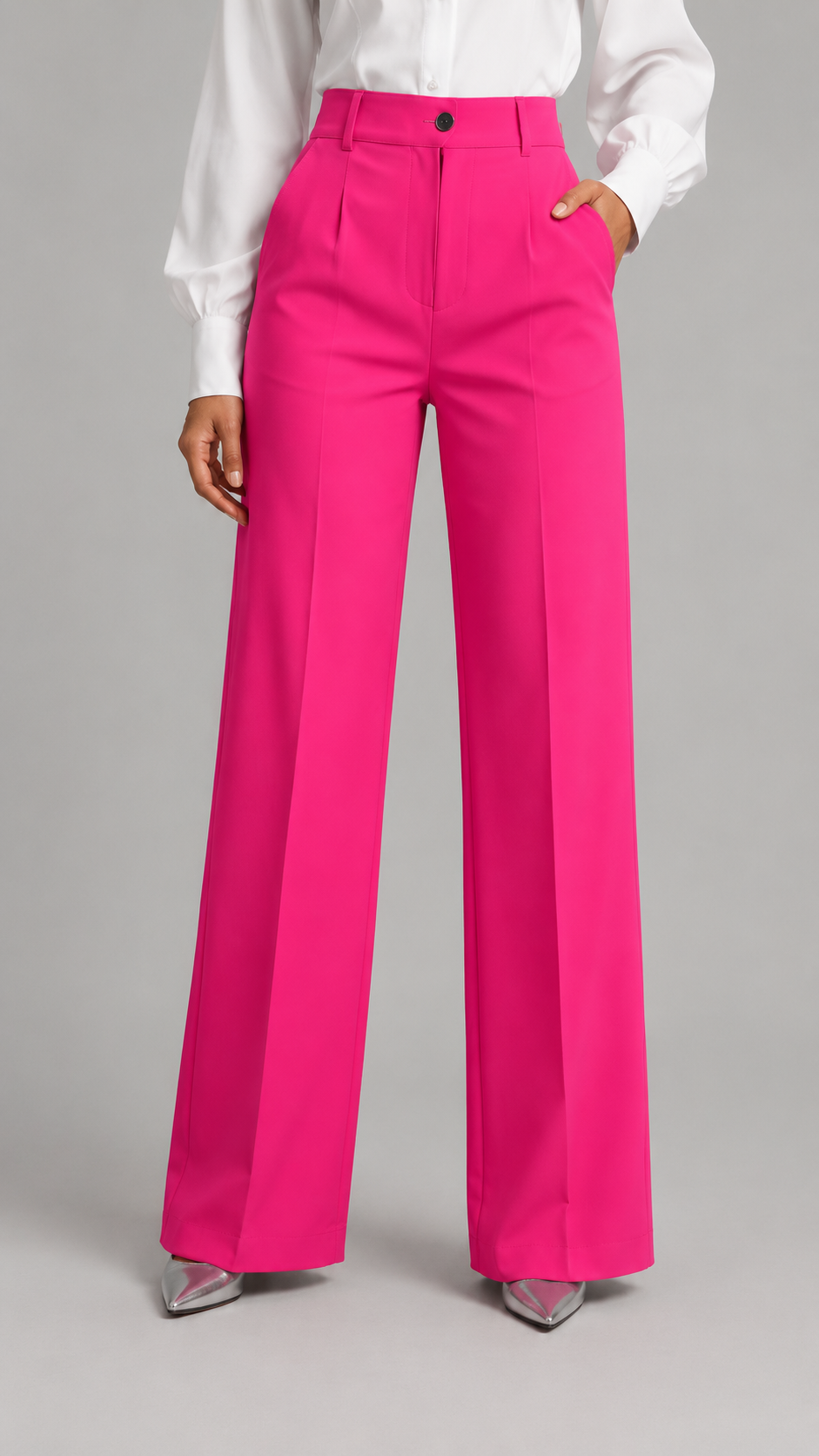 Palazzo | Pantalón fluido de talle alto