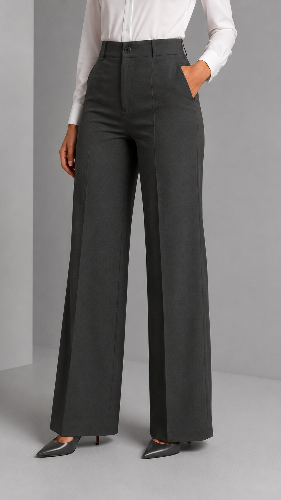 Palazzo | Pantalón fluido de talle alto