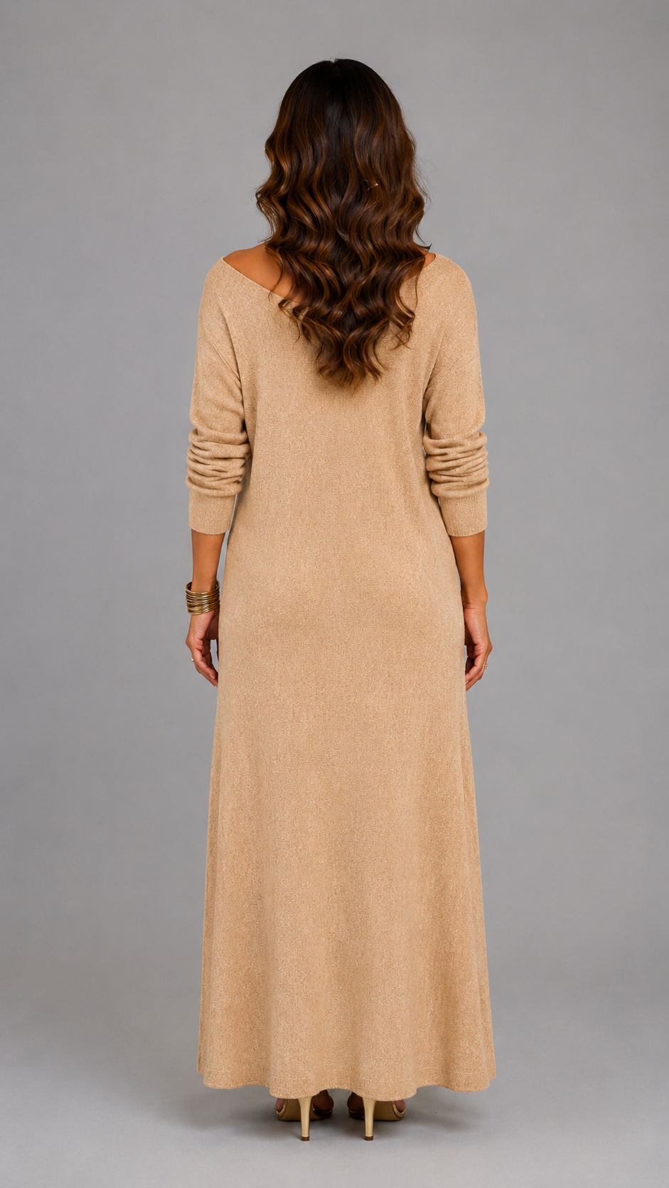 Asterelle | Vestido midi de un hombro con abertura