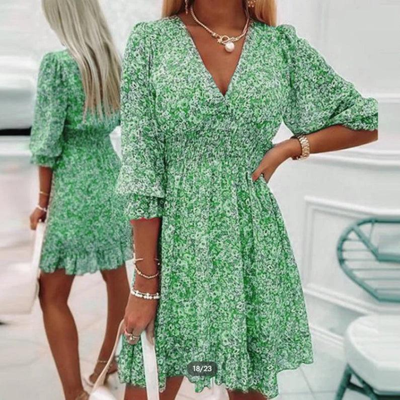 Sunna | Vestido floral elegante · Vista 2