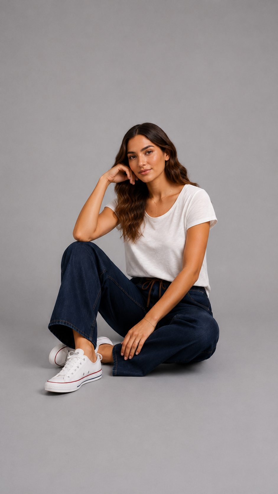 Élan | Pantalón recto con cintura elástica