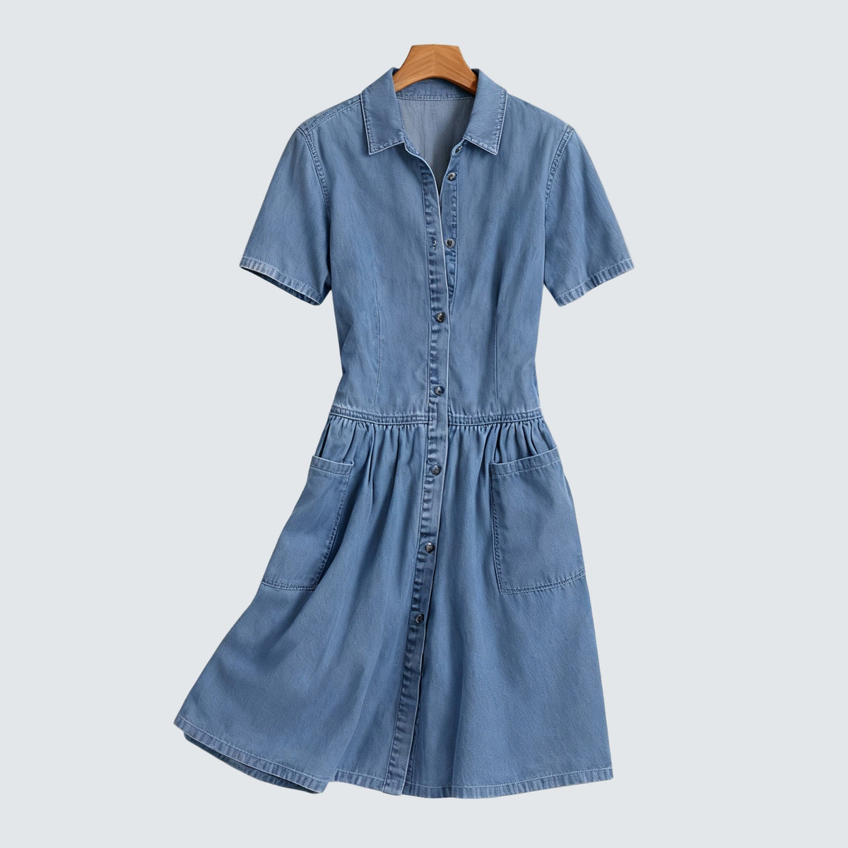 Emma | Vestido vaquero abotonado