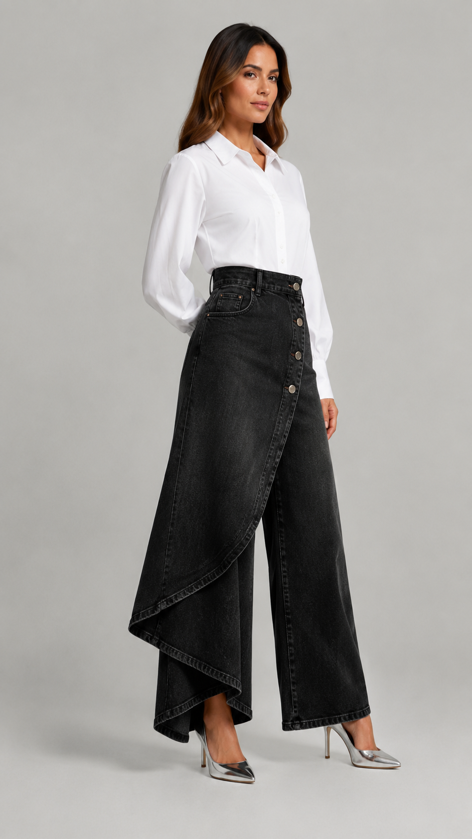 Denim | Pantalón vaquero asimétrico