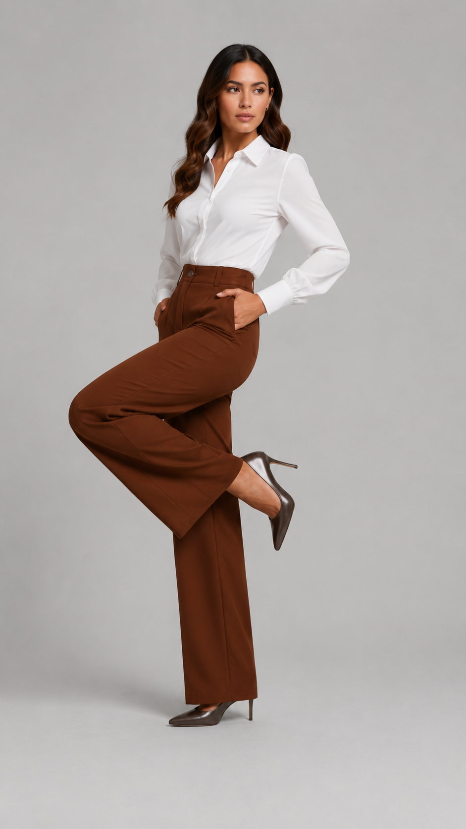 Palazzo | Pantalón fluido de talle alto