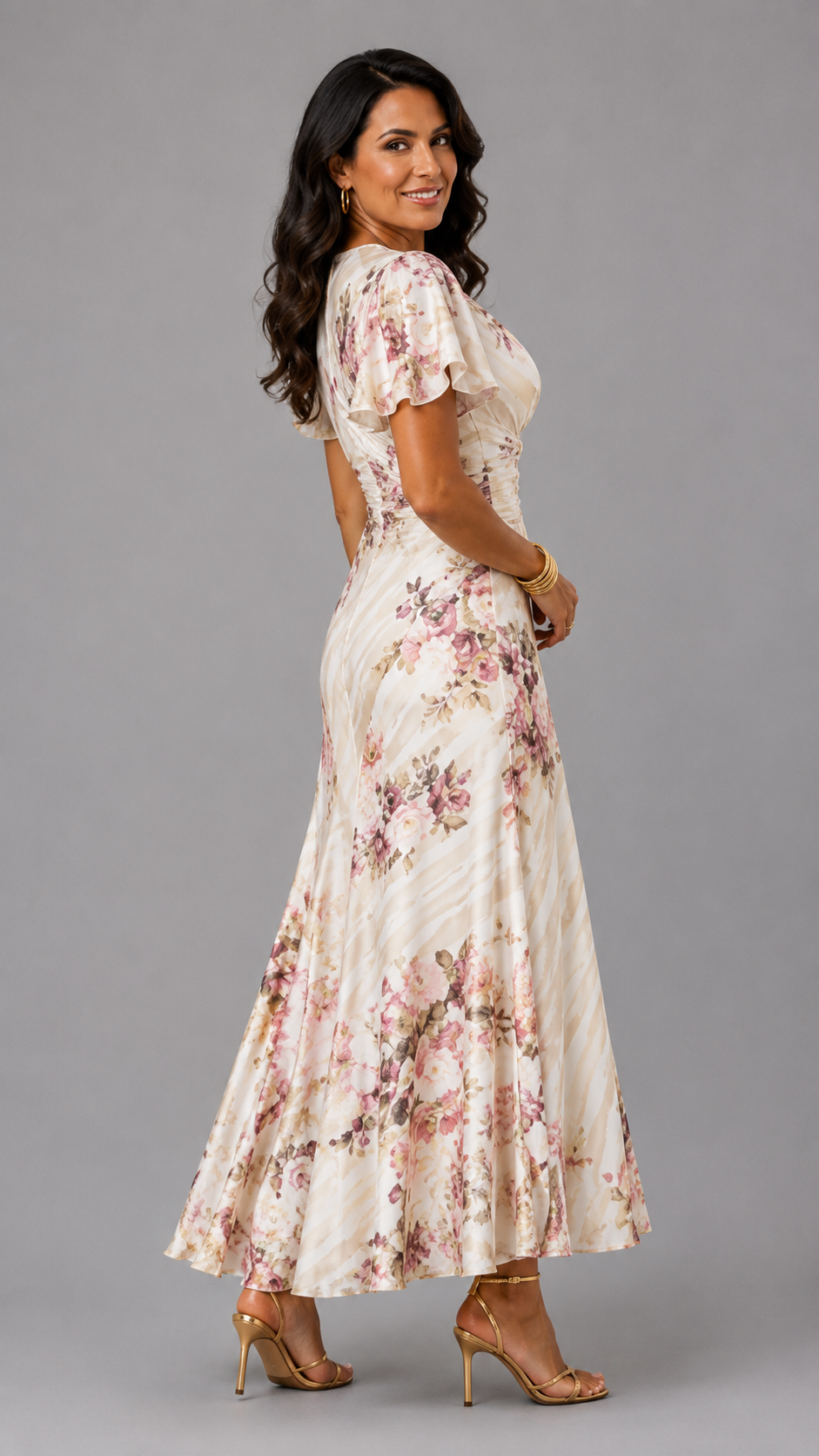 Alba | Vestido midi floral cruzado
