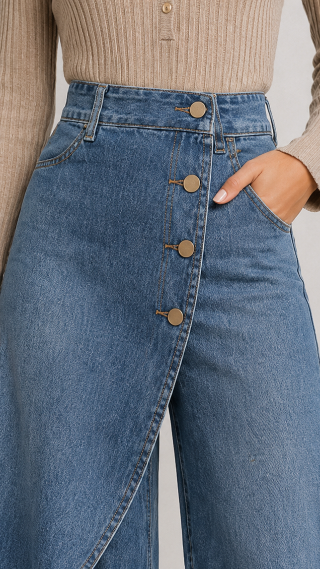 Denim | Pantalón vaquero asimétrico