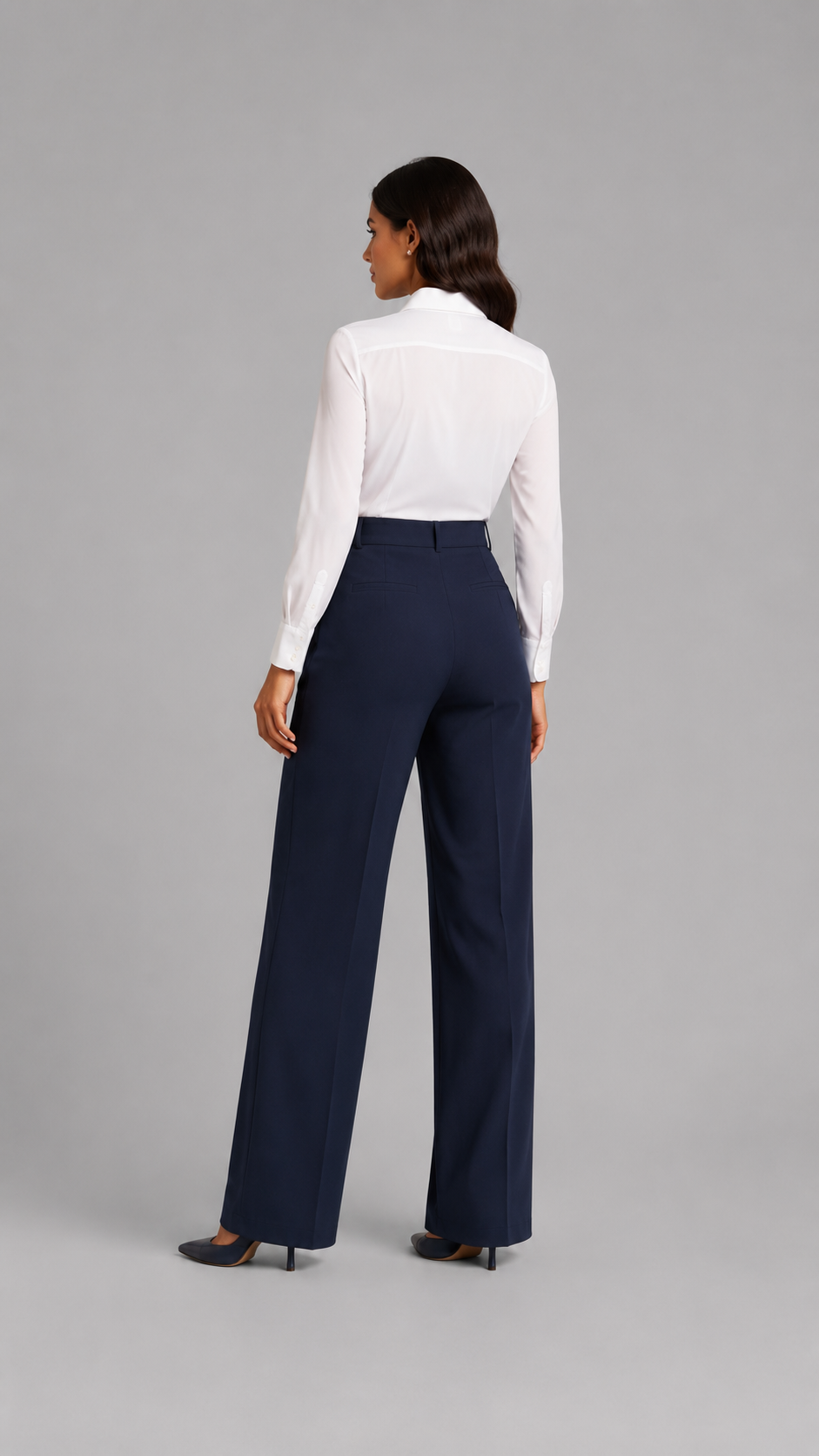 Palazzo | Pantalón fluido de talle alto