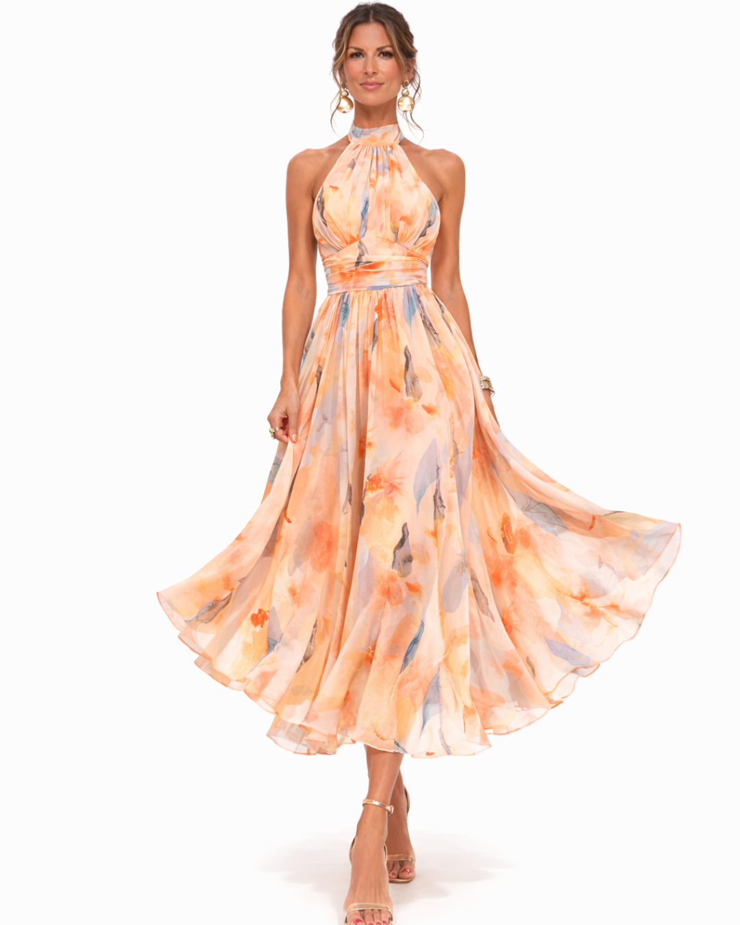Aurora | Vestido de cuello halter · Vista 2