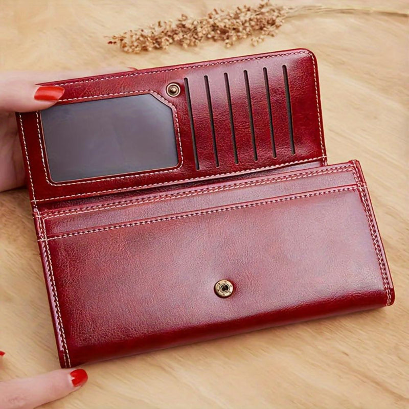 Eva | Cartera plegable con compartimentos · Vista 3