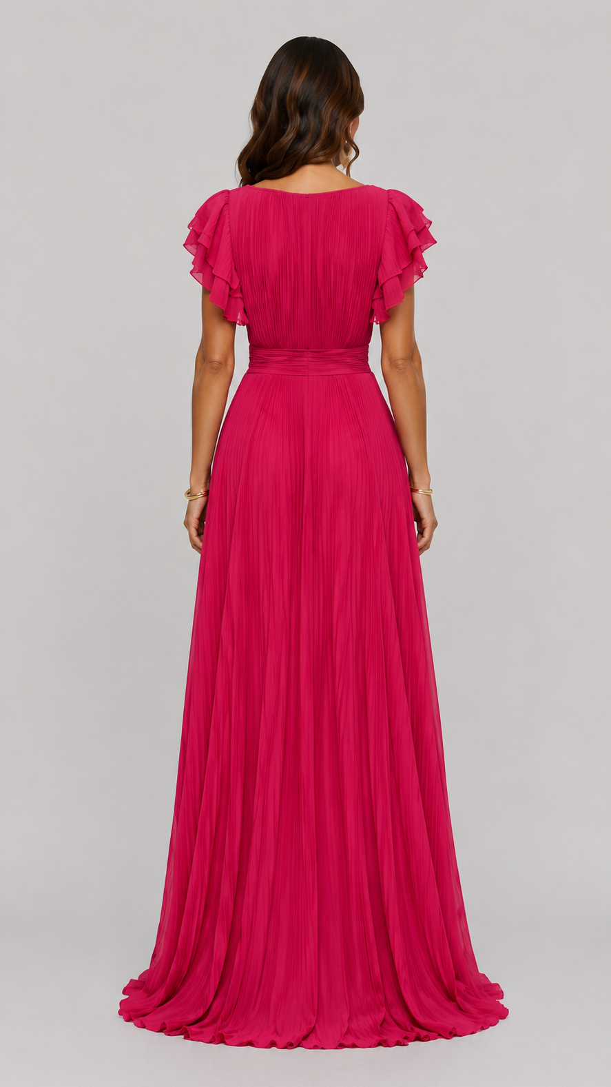 Samanta | Vestido fluido con pliegues