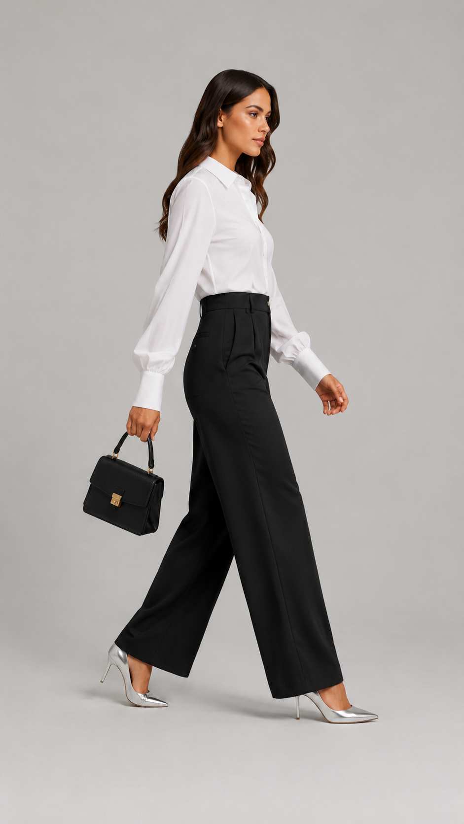 Palazzo | Pantalón fluido de talle alto
