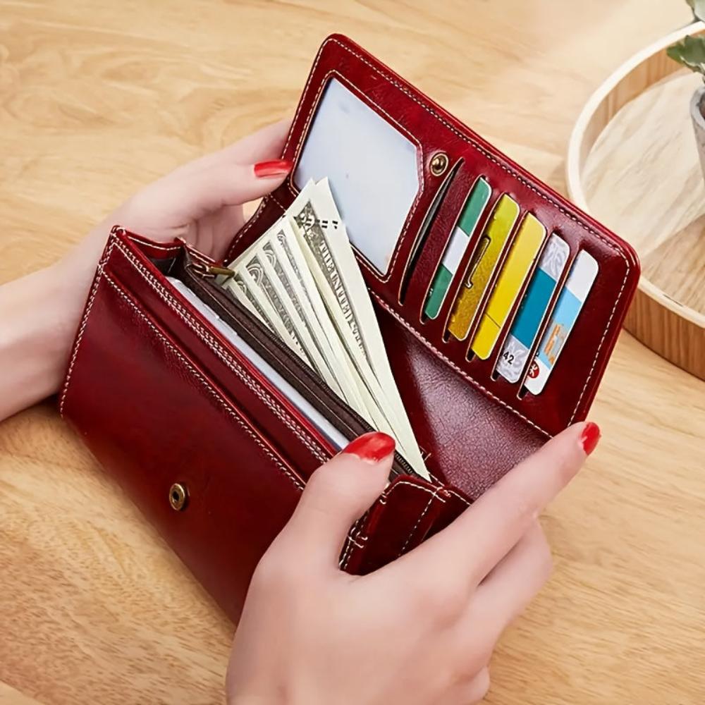 Eva | Cartera plegable con compartimentos · Vista 4