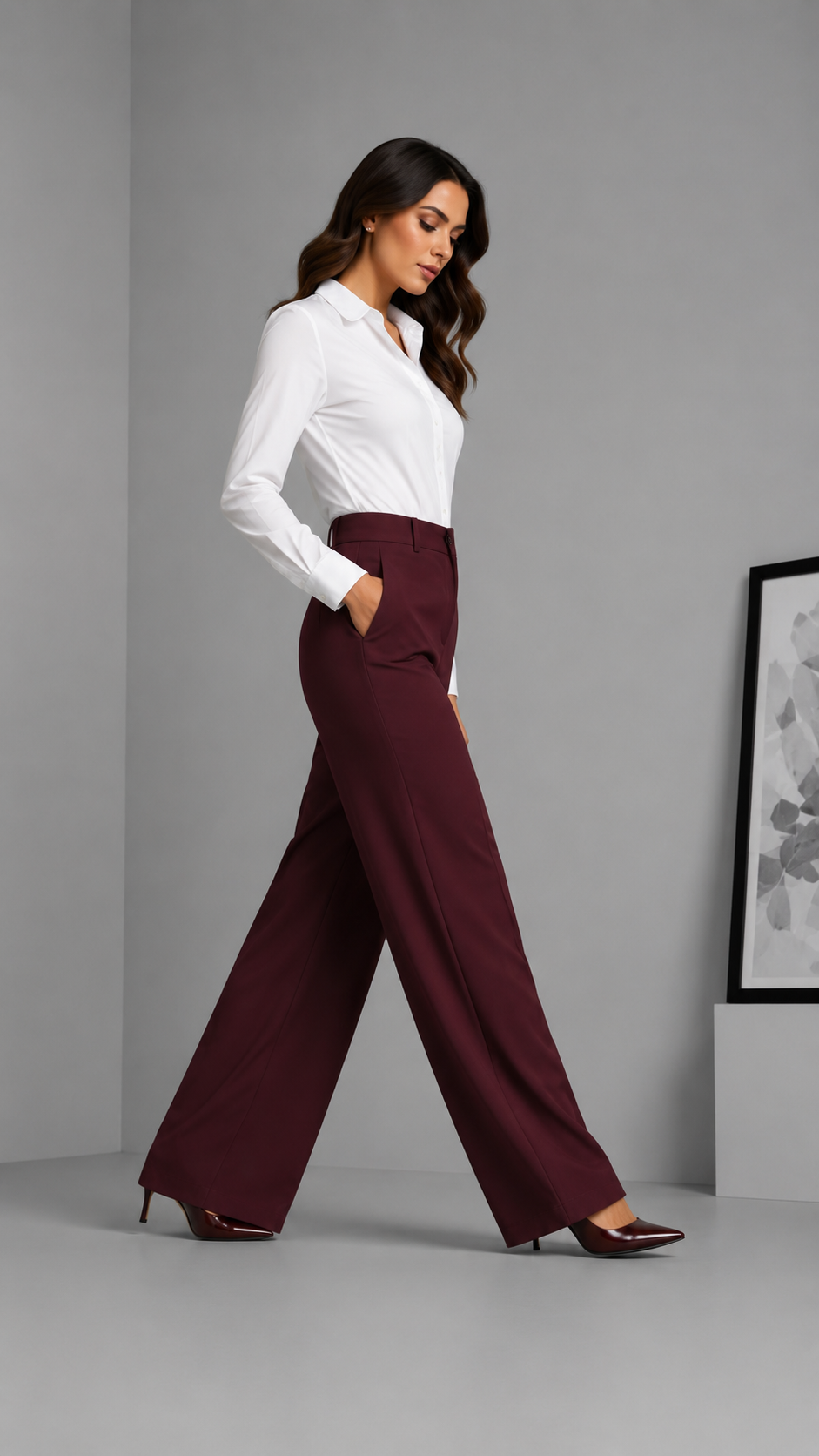Palazzo | Pantalón fluido de talle alto