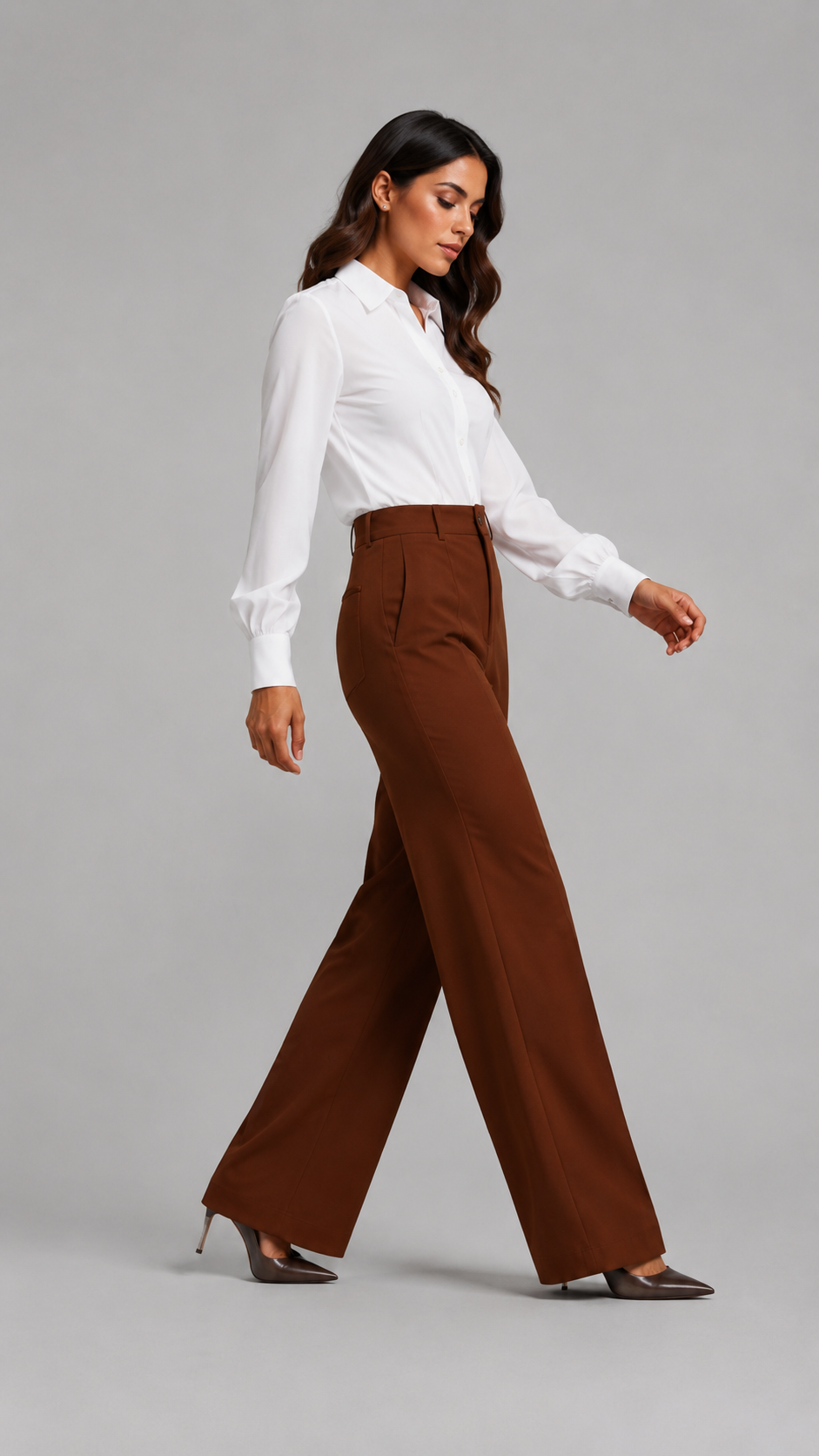 Palazzo | Pantalón fluido de talle alto