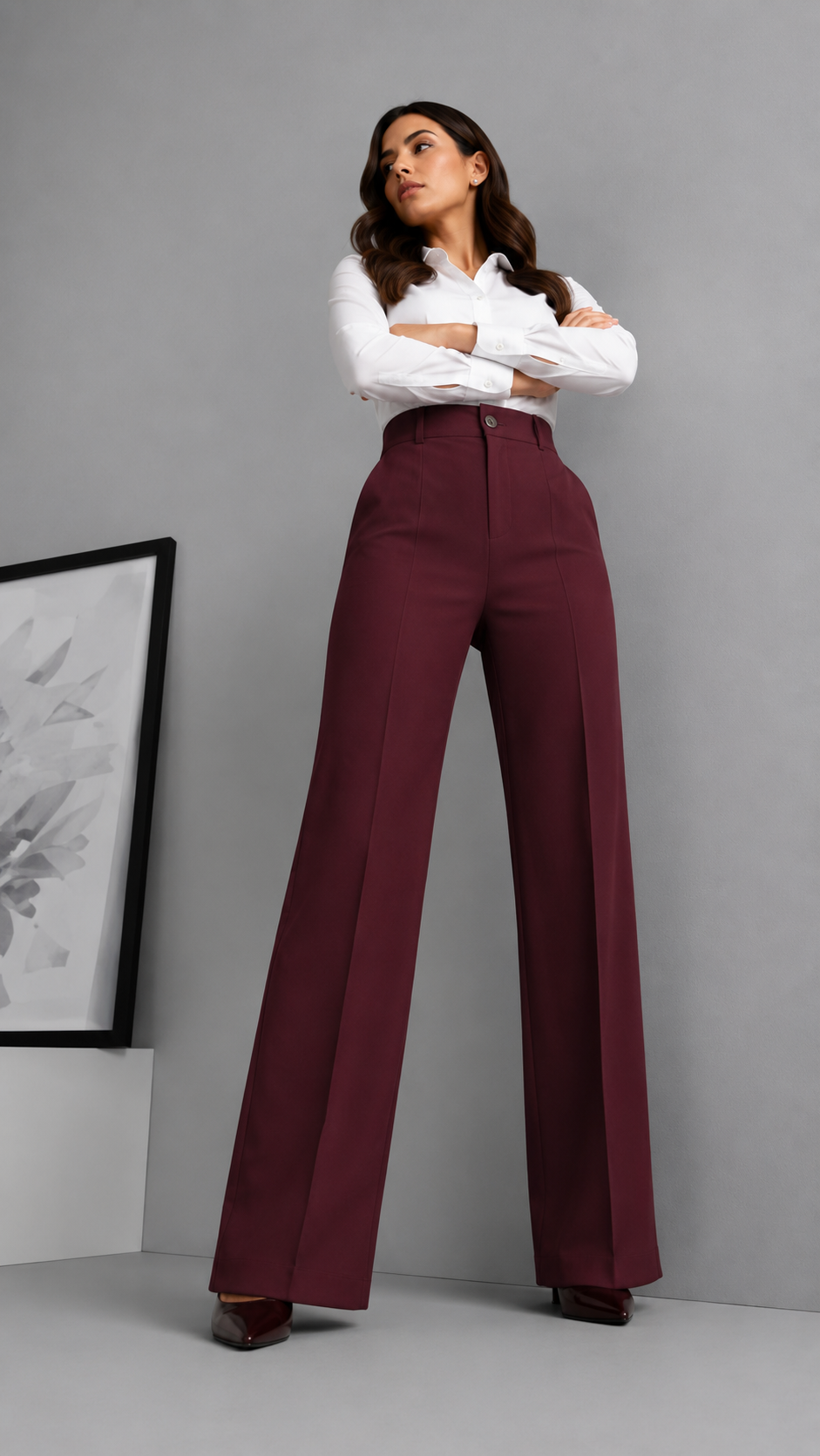 Palazzo | Pantalón fluido de talle alto