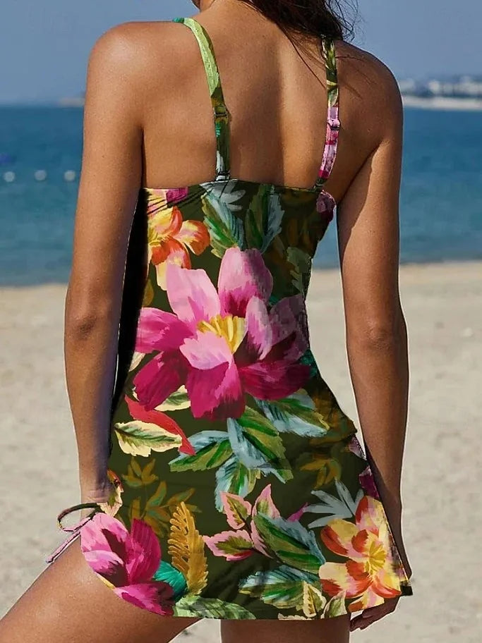 Fiesta | Tankini floral con pantalón corto · Vista 4