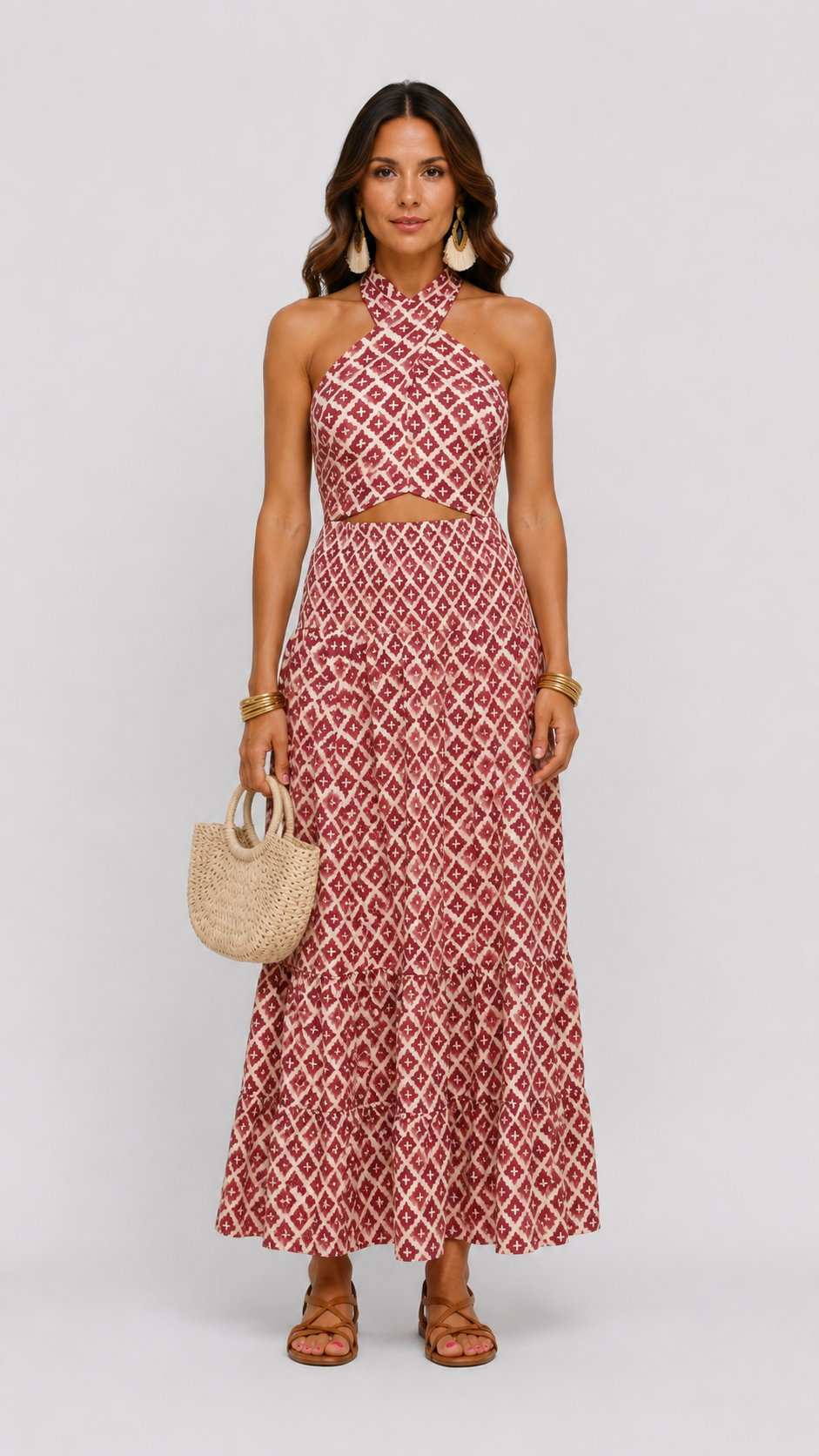 Elsa | Conjunto de top y falda de talle alto