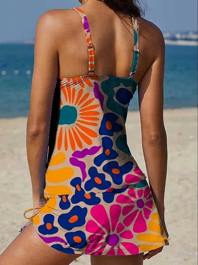 Fiesta | Tankini floral con pantalón corto · Vista 2