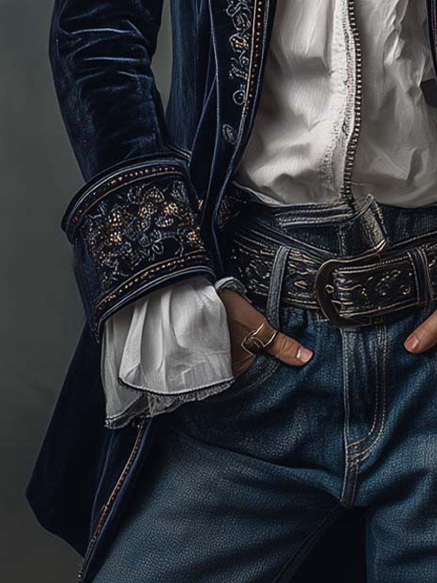 Athénaïs | Chaqueta larga con bordados · Vista 7