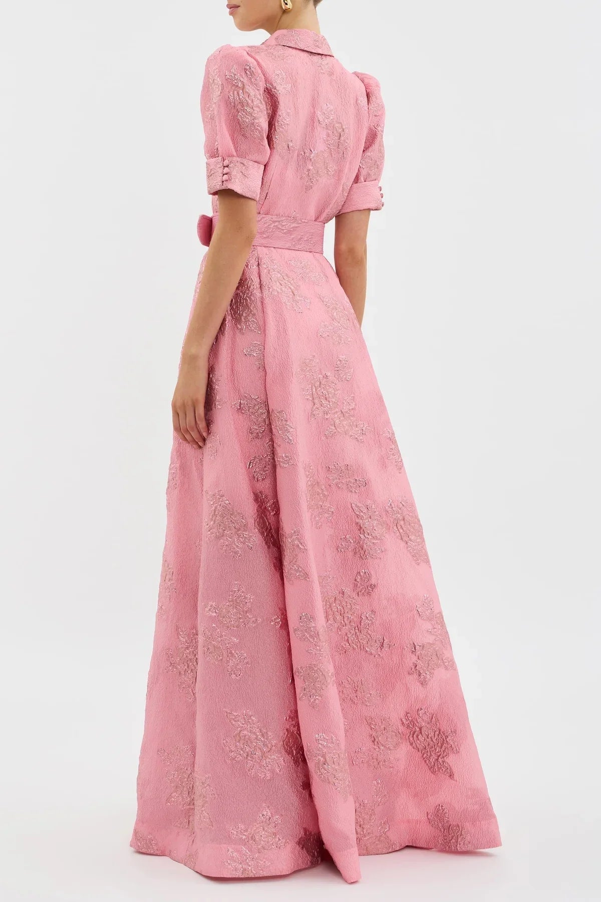 Anabel | Vestido floral de manga corta y falda amplia · Vista 4