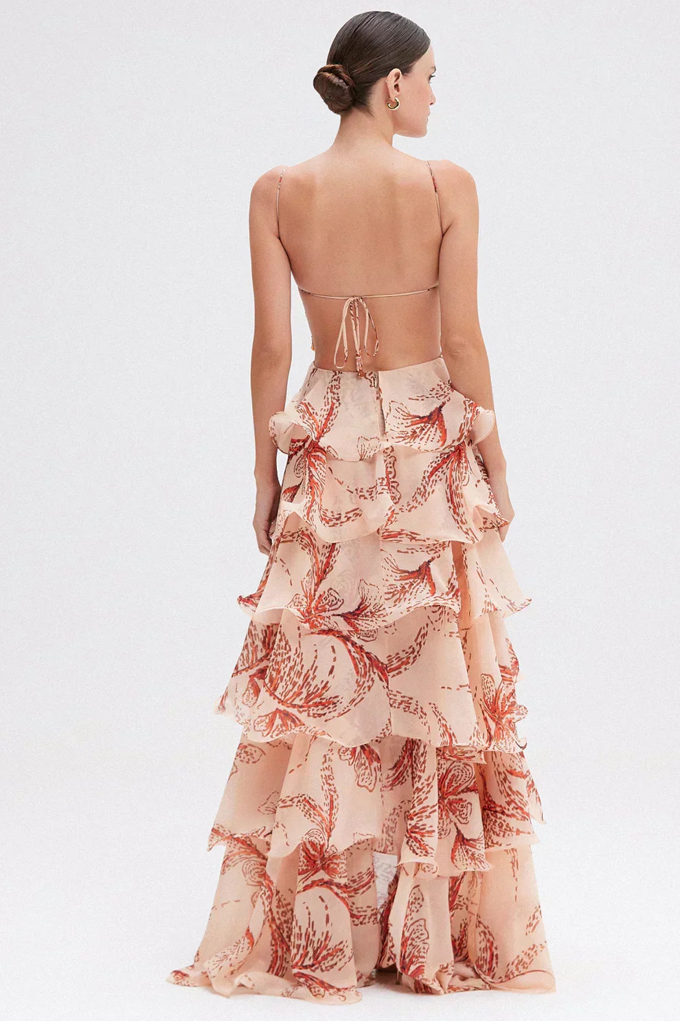 Ibiza | Vestido de volantes con escote joya · Vista 3