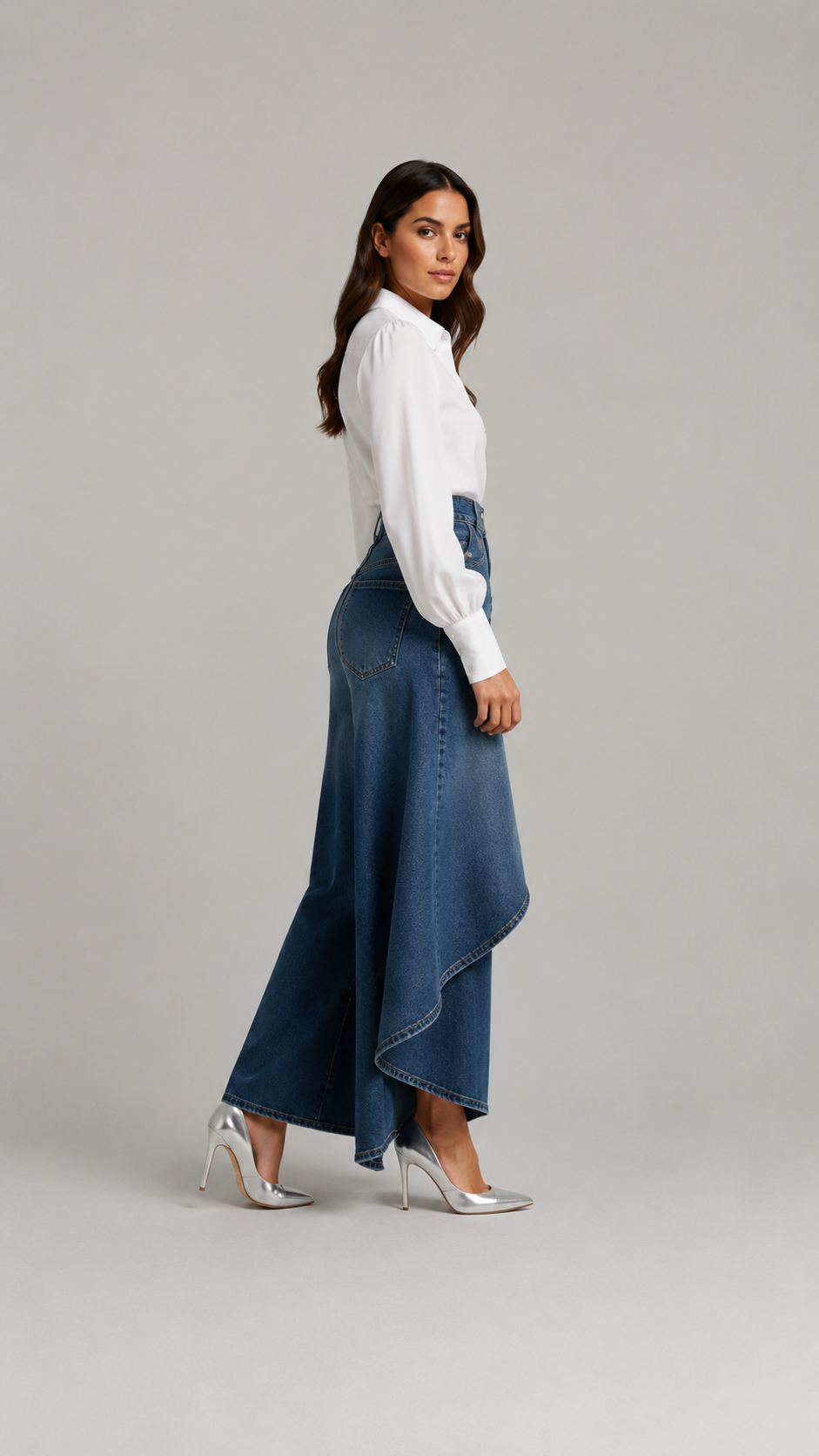 Denim | Pantalón vaquero asimétrico