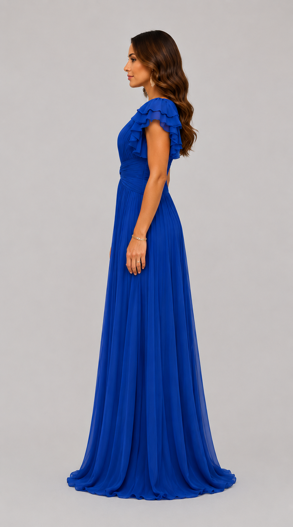 Samanta | Vestido fluido con pliegues