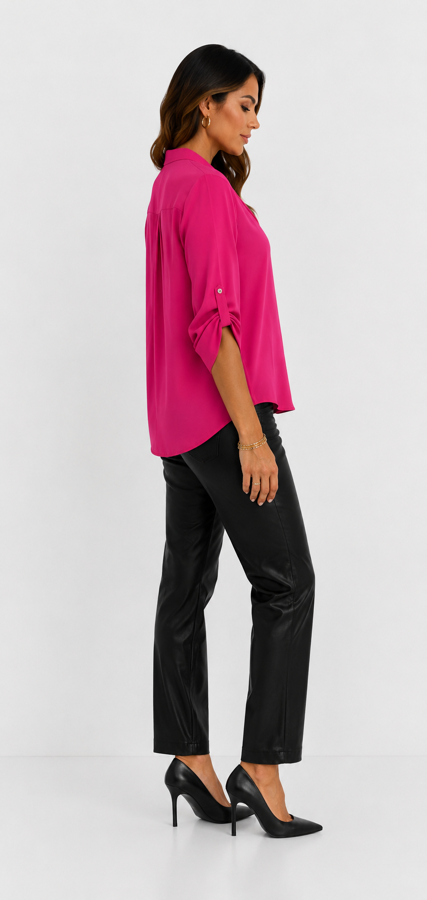 Valentina | Blusa fluida con detalles brillantes