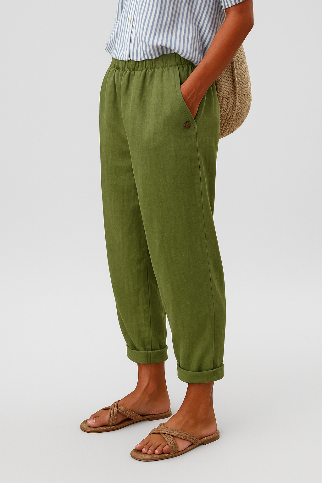 Elena | Pantalón con bolsillos laterales · Vista 2