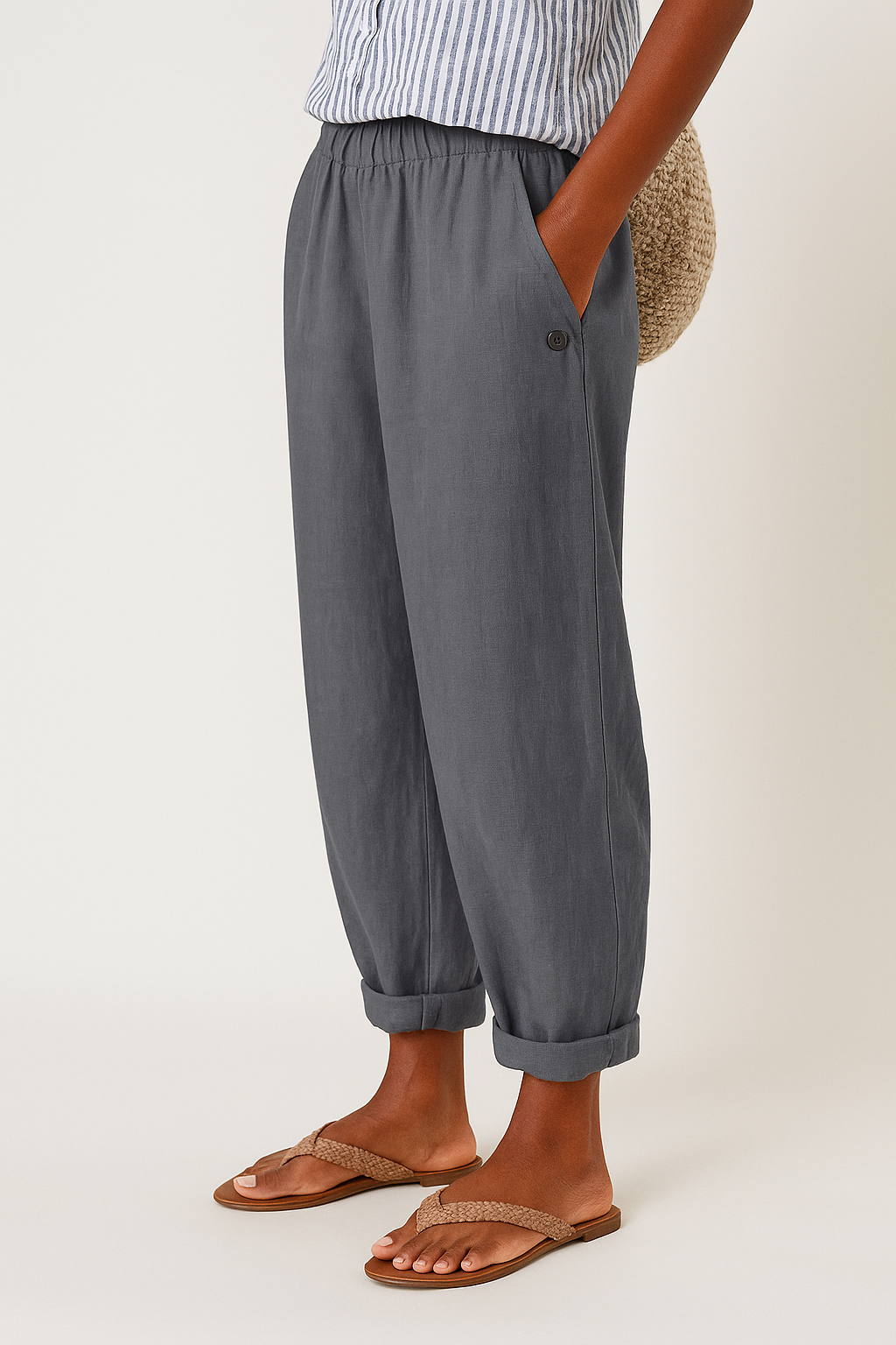 Elena | Pantalón con bolsillos laterales · Vista 5