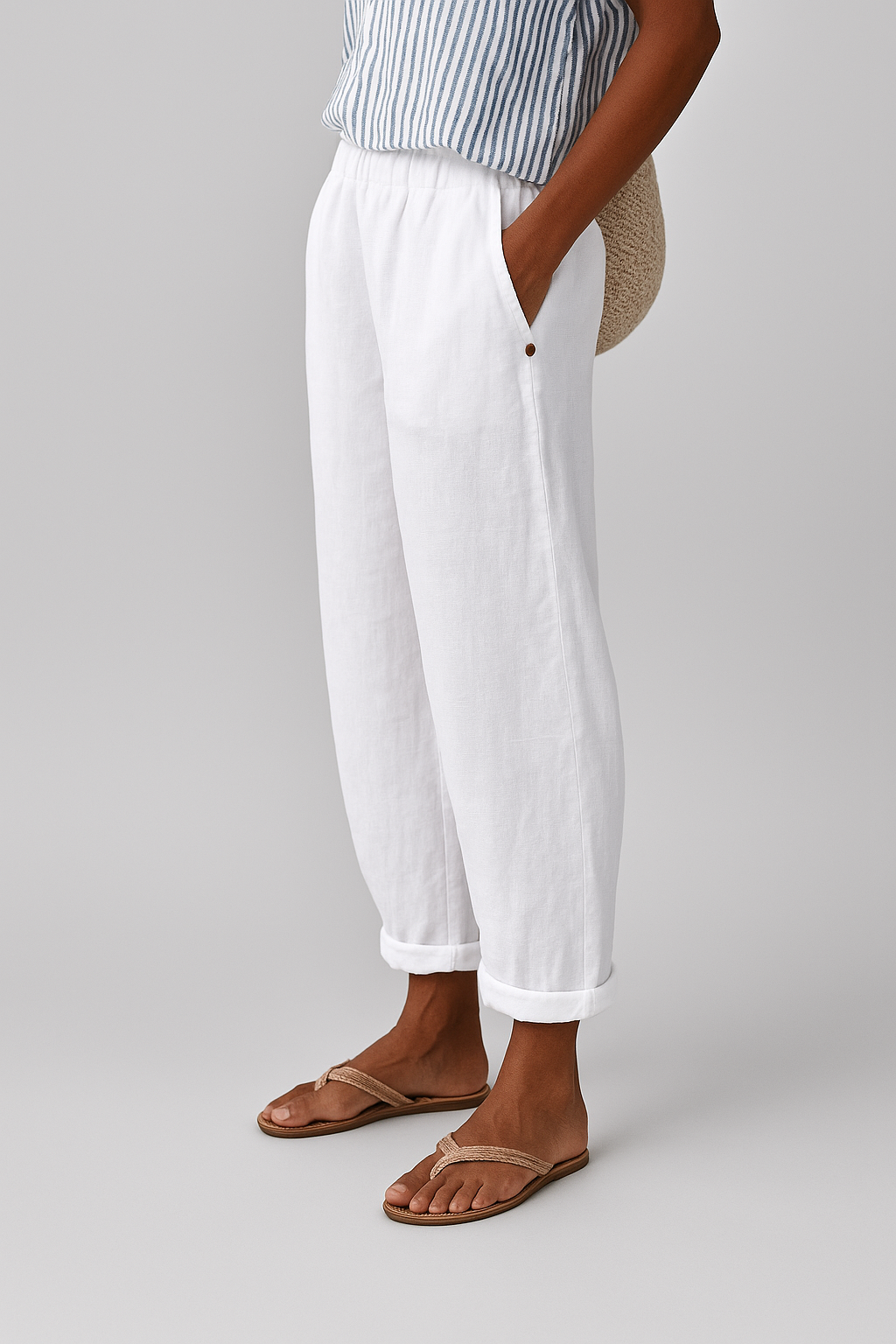 Elena | Pantalón con bolsillos laterales · Vista 6