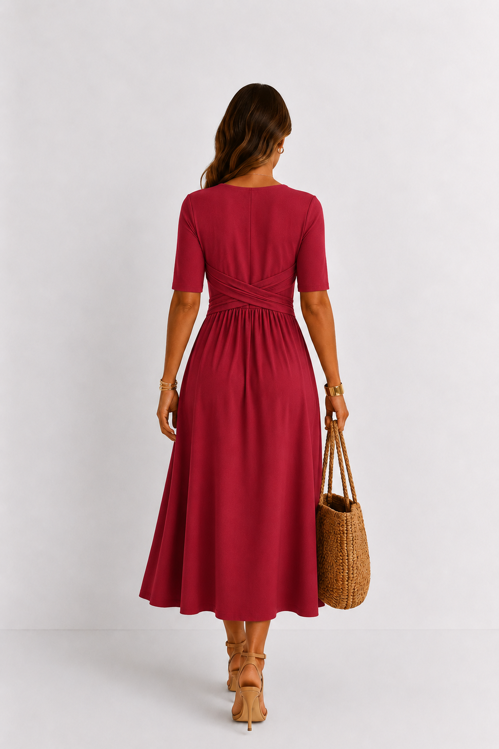 Ida | Vestido midi elegante · Vista 4