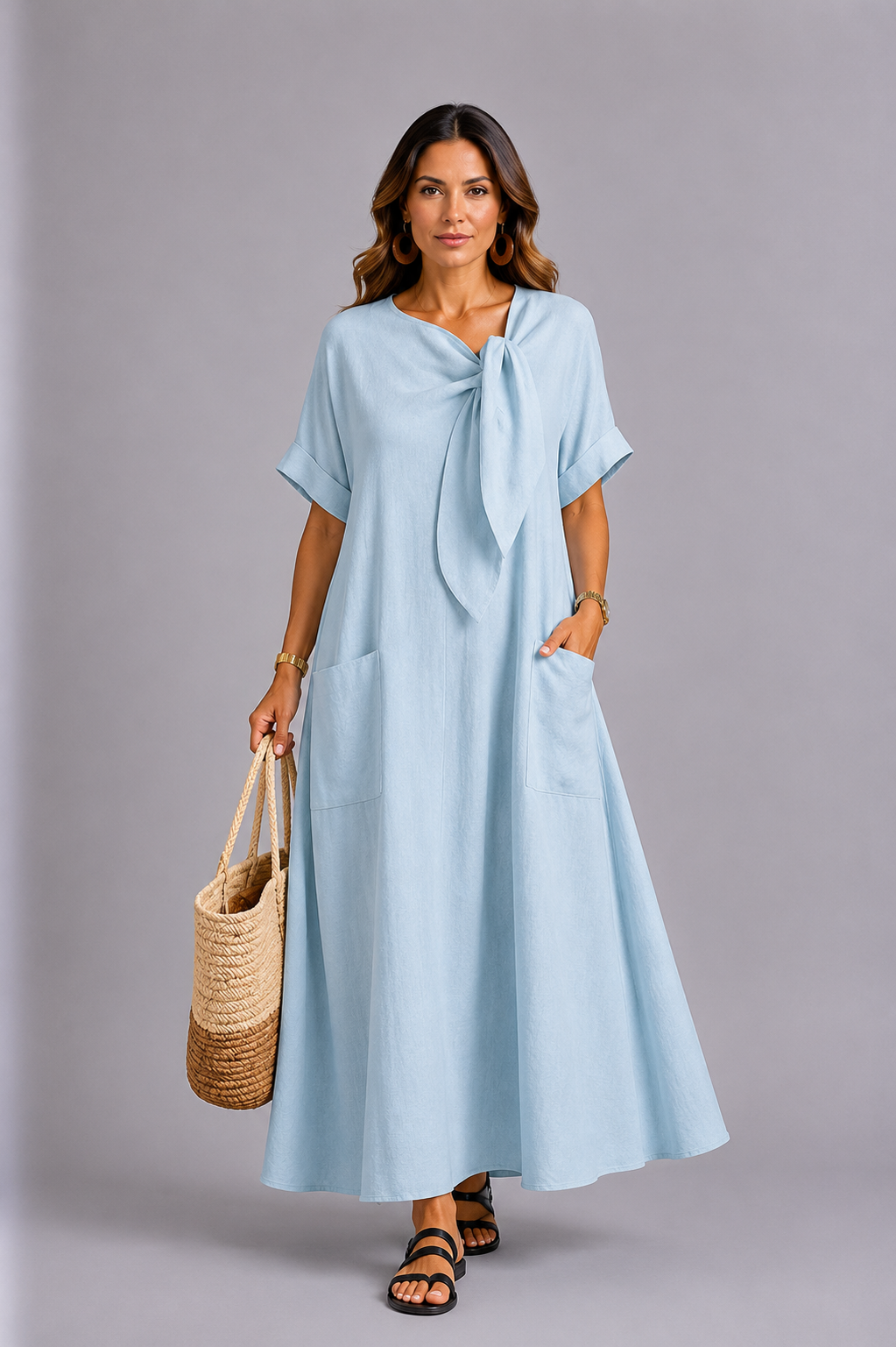 Fleur | Vestido con bolsillos · Vista 3