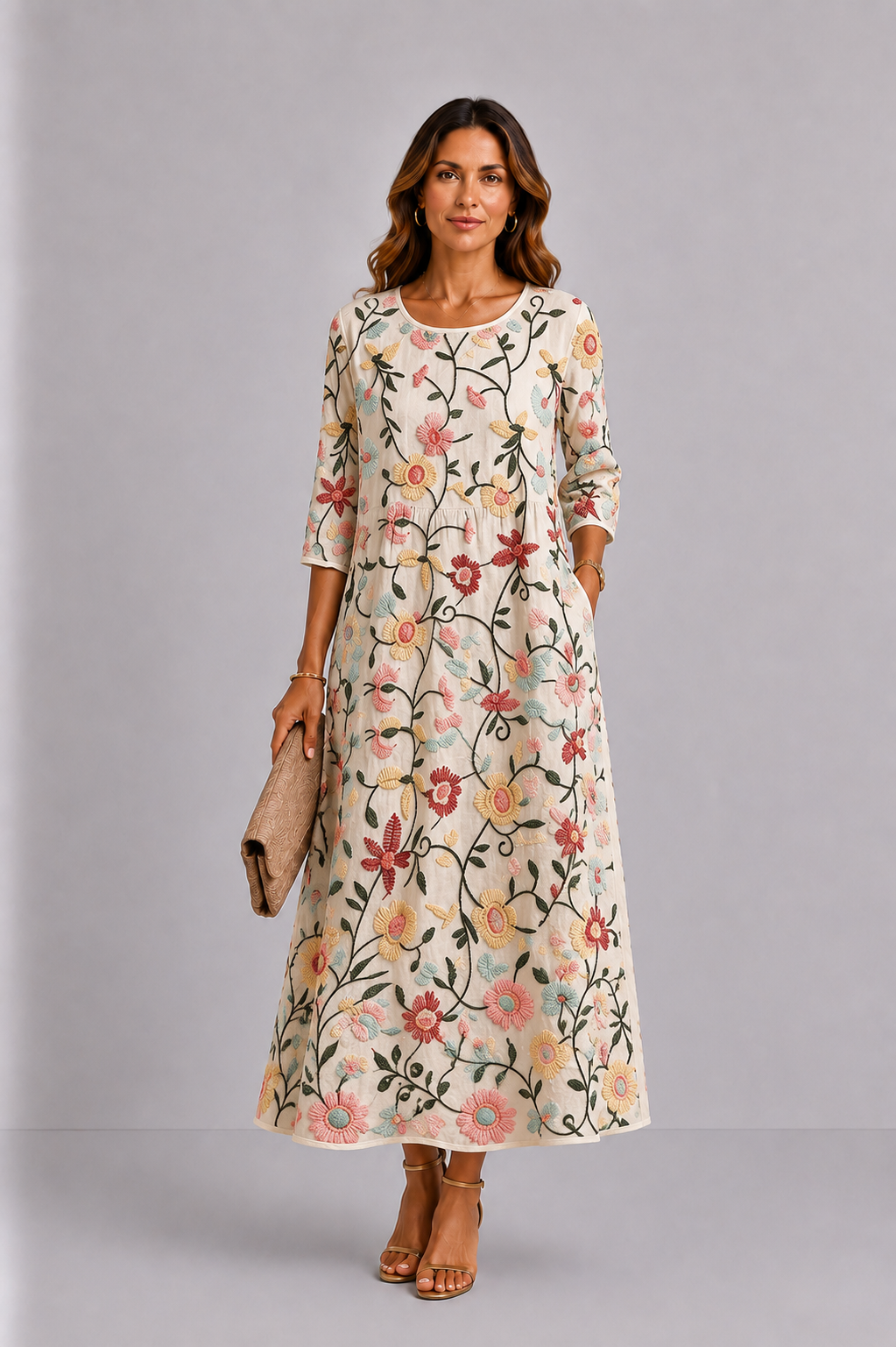 Erica | Vestido floral elegante