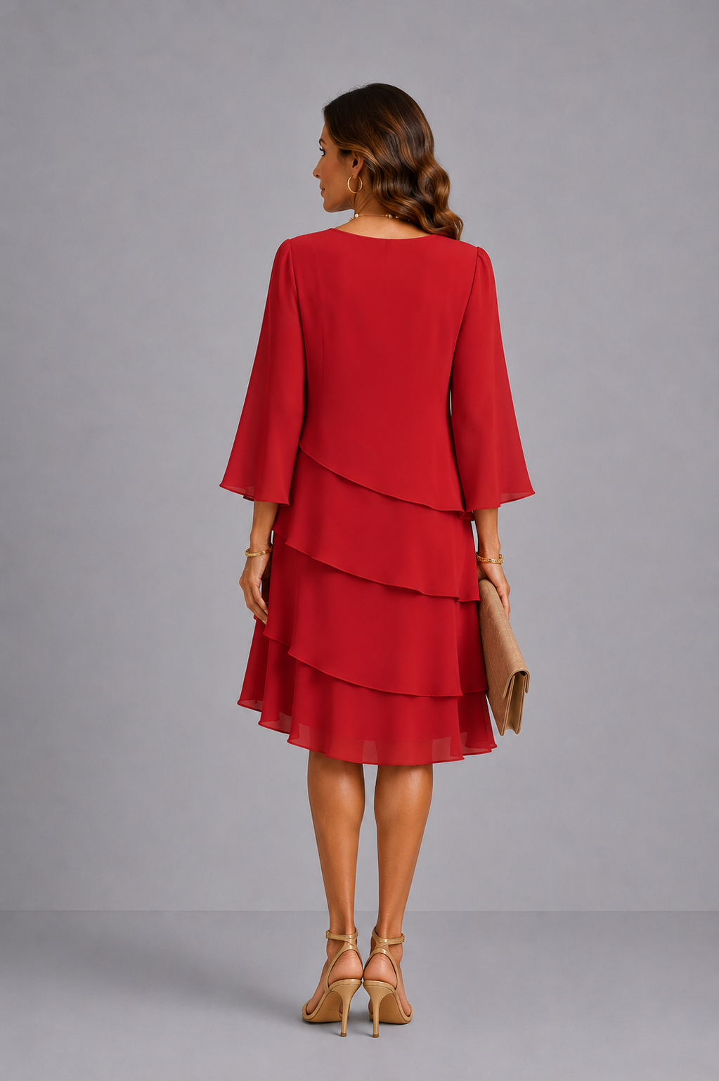 Catherine | Vestido con volantes · Vista 7