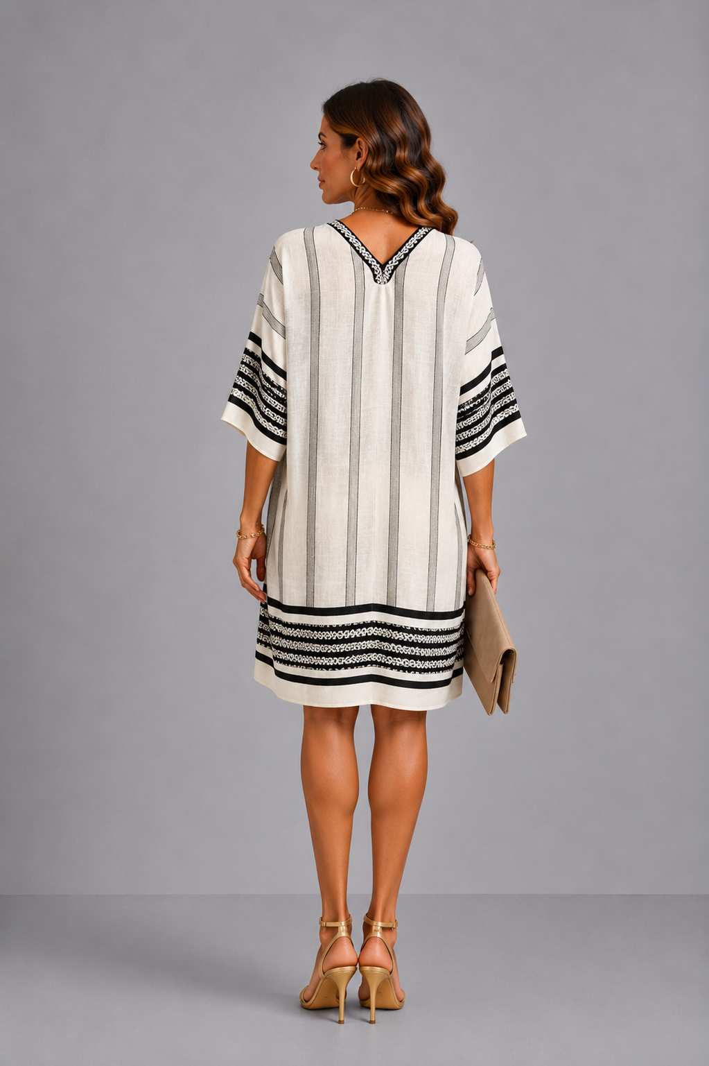 Britt | Vestido de playa estampado · Vista 2