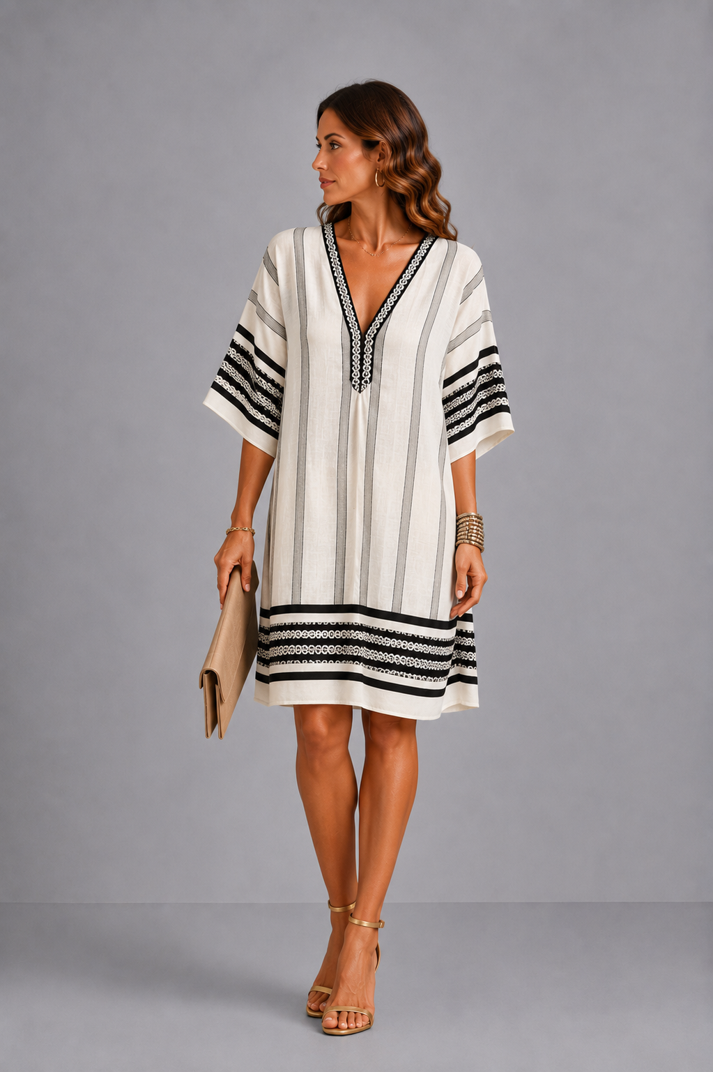 Britt | Vestido de playa estampado