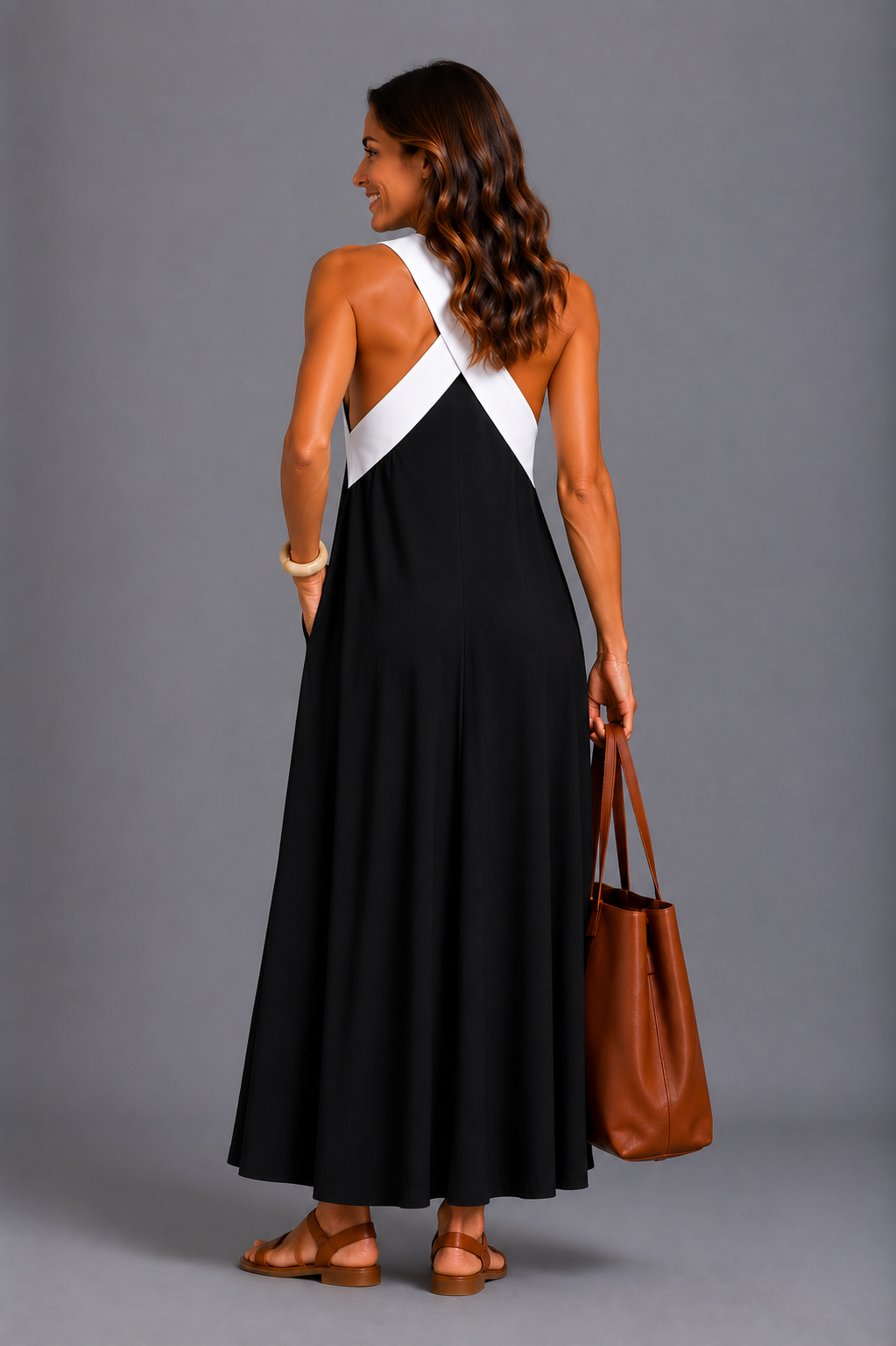 Delfina | Vestido de corte cruzado · Vista 2