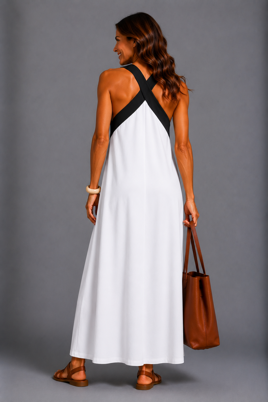 Delfina | Vestido de corte cruzado · Vista 4