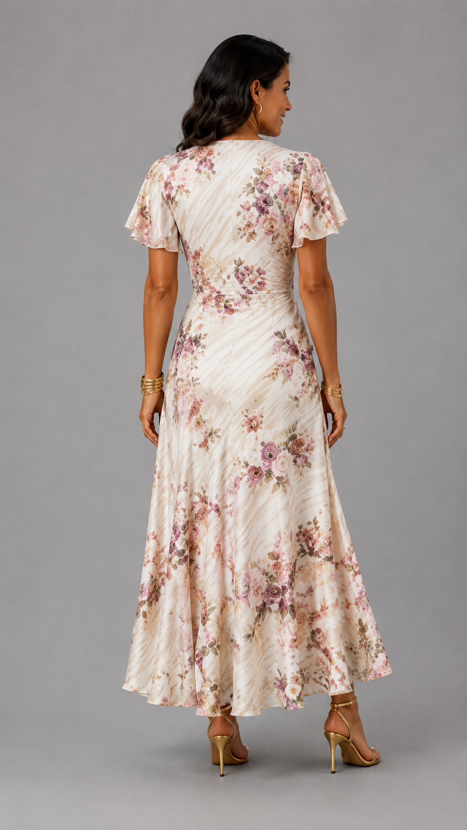 Alba | Vestido midi floral cruzado