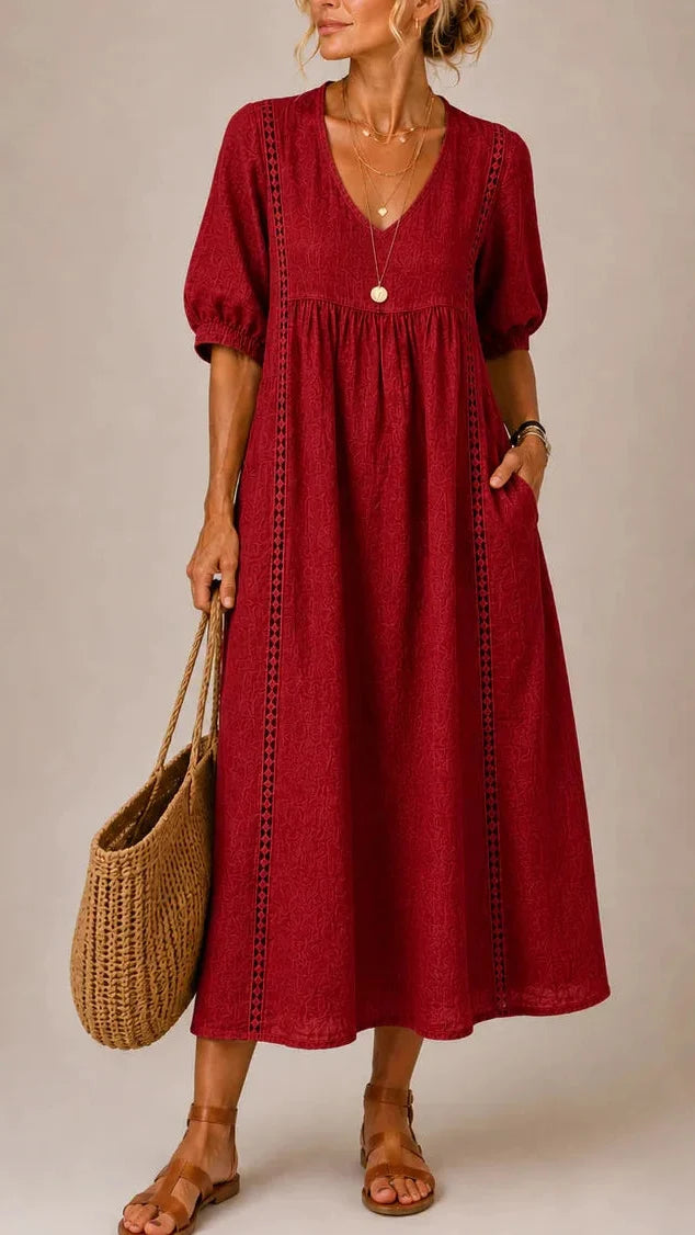 Vestido midi de verano Sefi