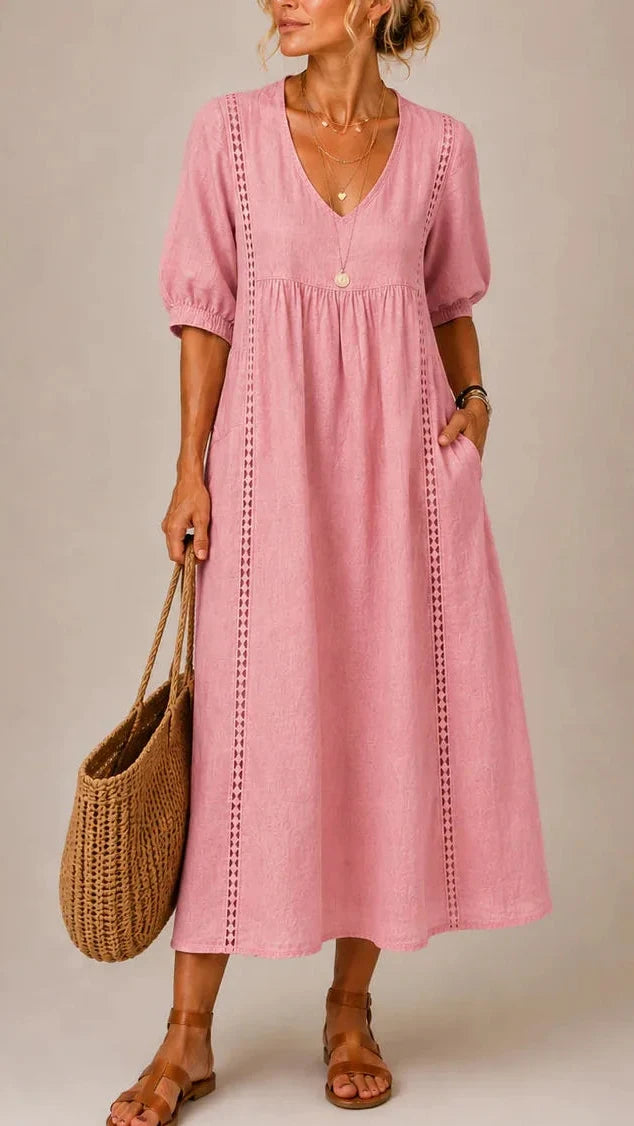 Vestido midi de verano Sefi