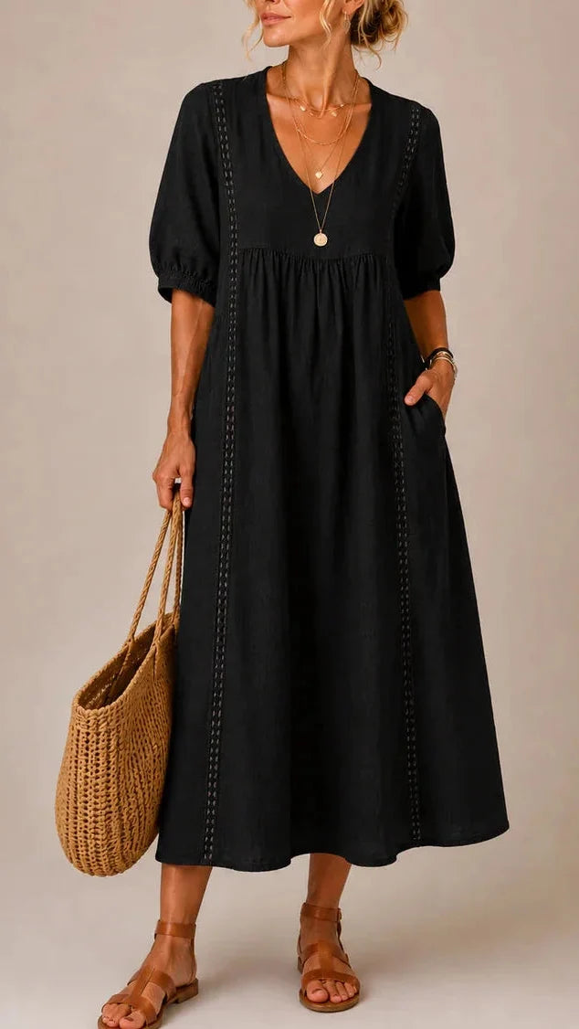 Vestido midi de verano Sefi