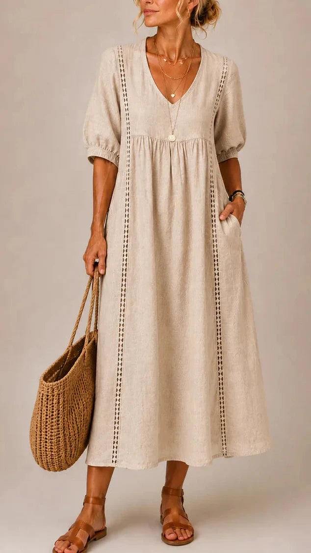 Vestido midi de verano Sefi
