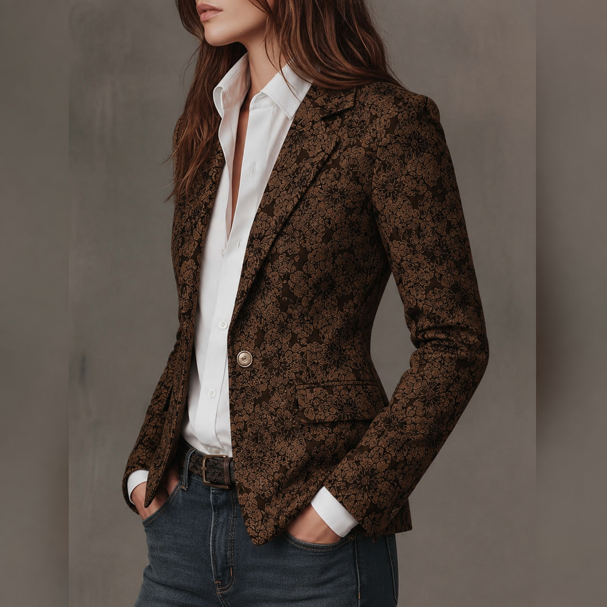 Estelle | Blazer de jacquard con motivo paisley · Vista 2