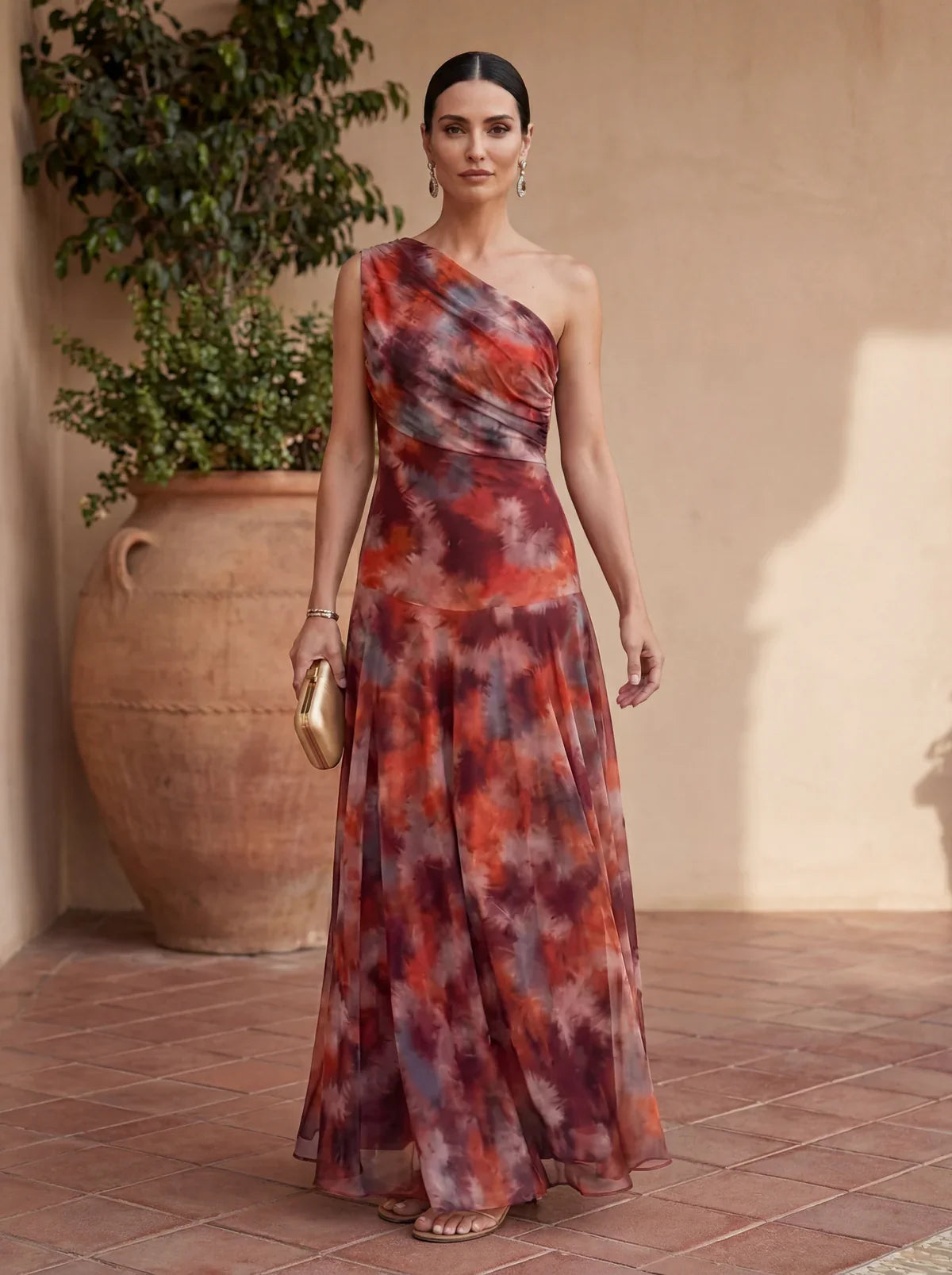 Uma | Vestido largo de caída fluida · Vista 5