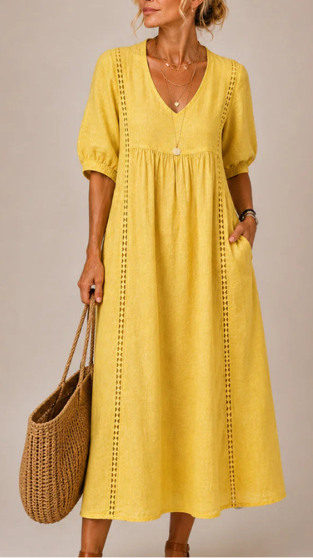 Vestido midi de verano Sefi