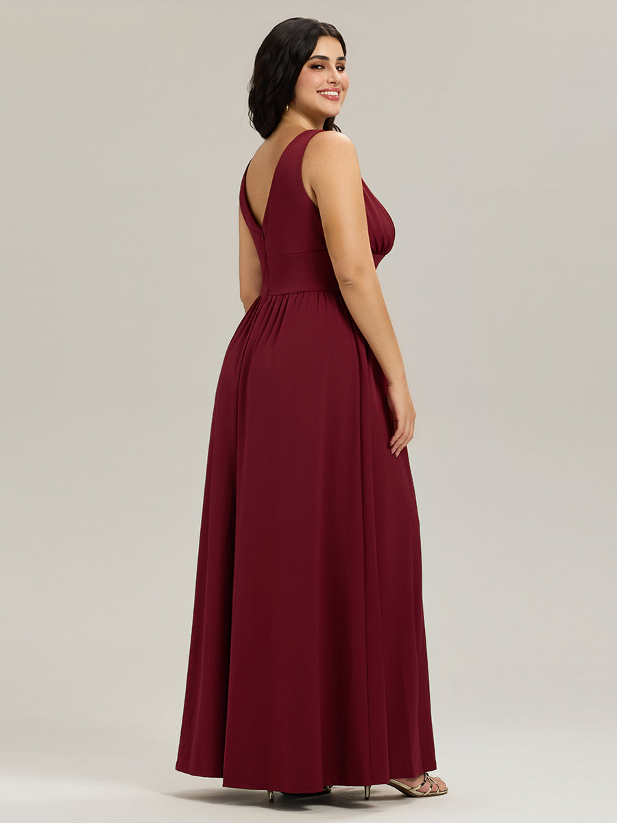 Soraya | Vestido largo de corte imperio y escote en V · Vista 13