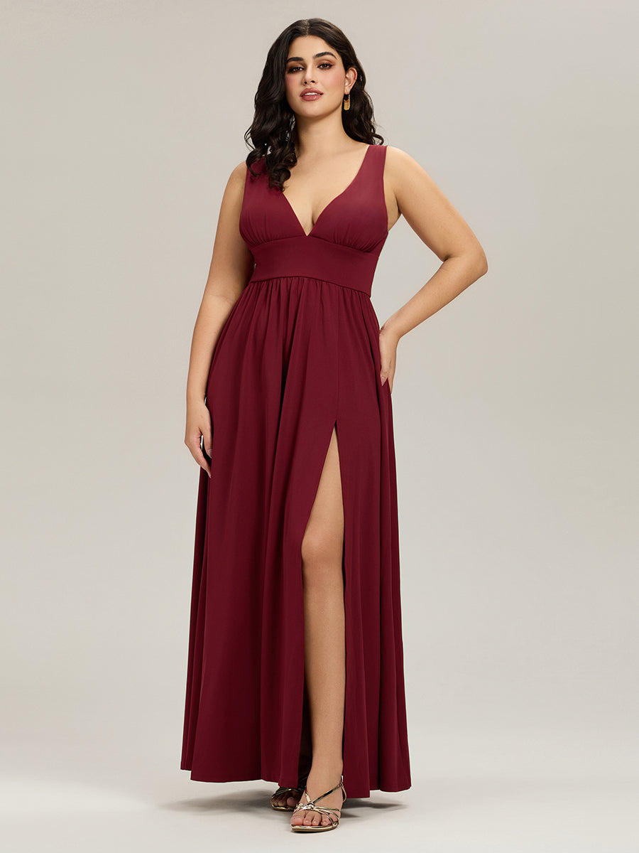 Soraya | Vestido largo de corte imperio y escote en V · Vista 12