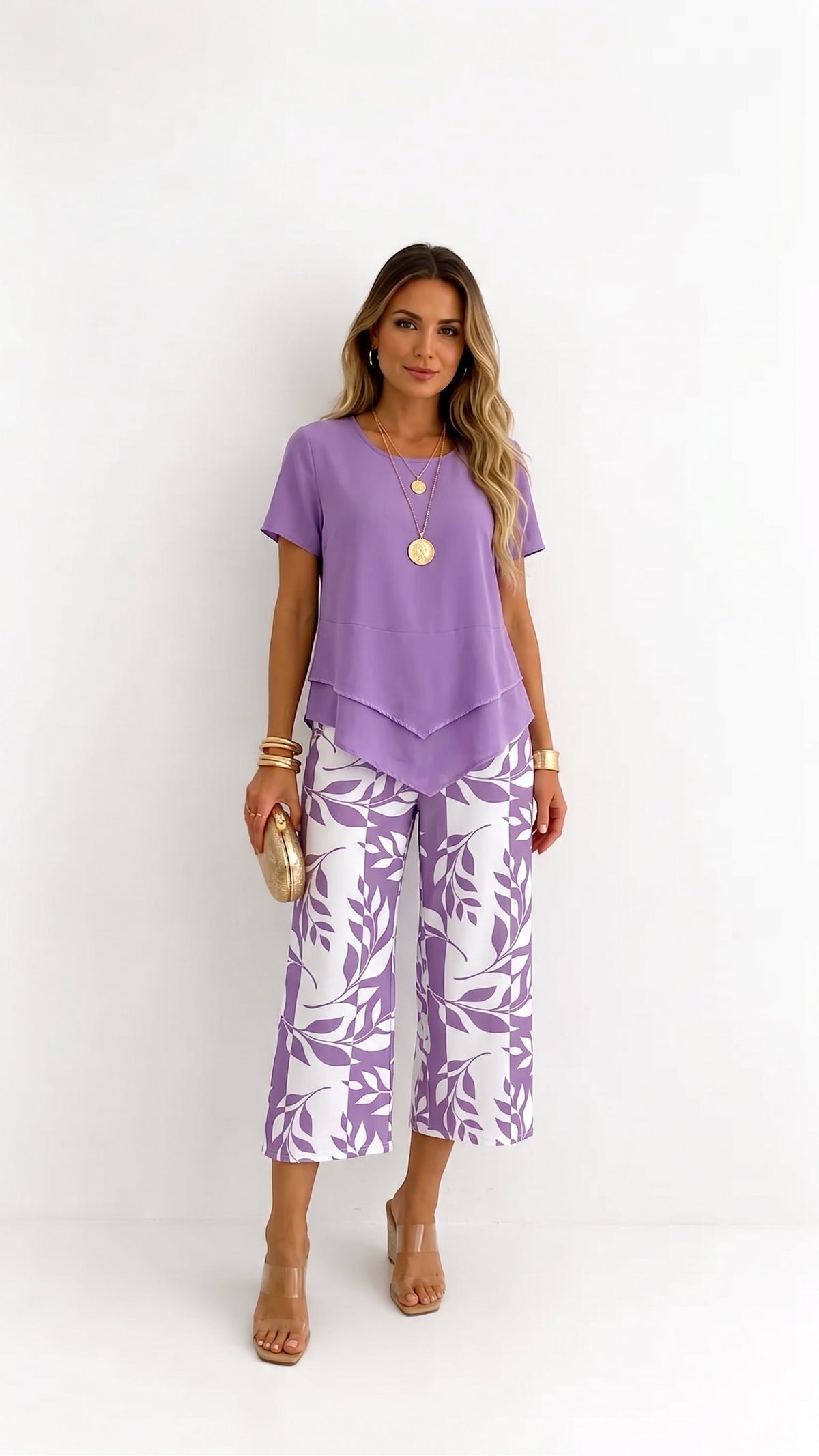 Marina | Conjunto de estampado botánico